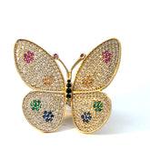 14 kt Butterfly Ring.