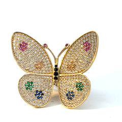 14 kt Butterfly Ring.