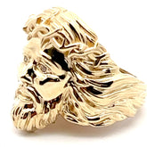 10 kt Christ Face Ring.