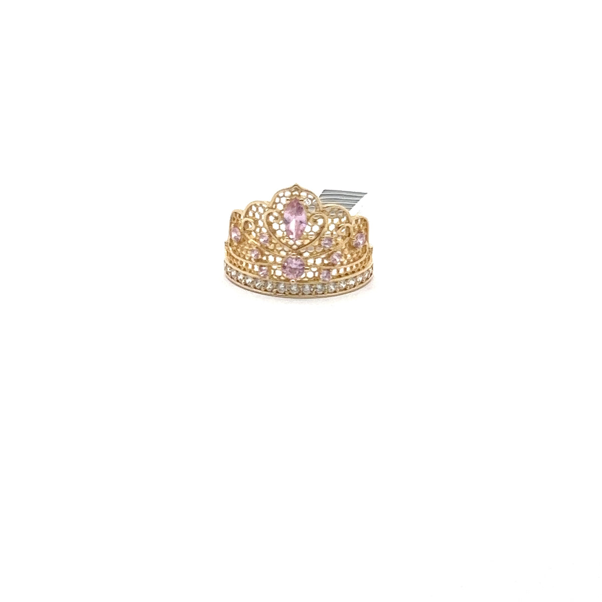 14 kt Pink Crown ring.
