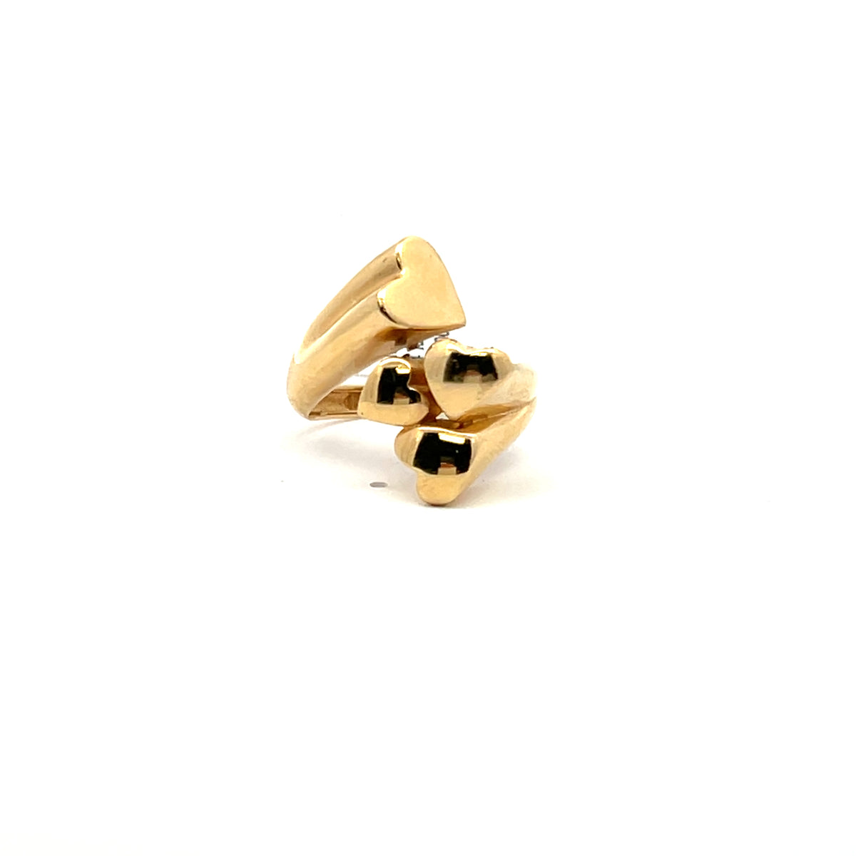 14 kt Heart Ring.