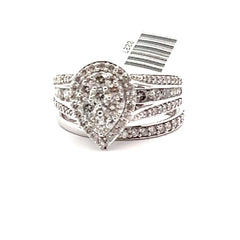 14 kt Diamond Engagement Ring Set