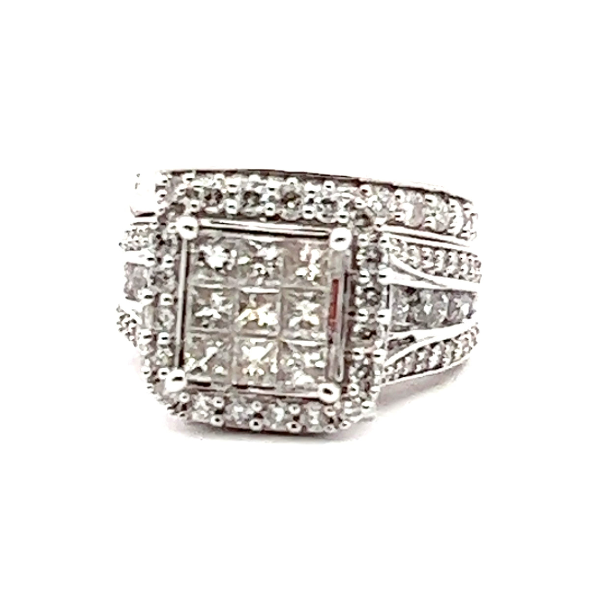 Diamond Engagement Ring Set.